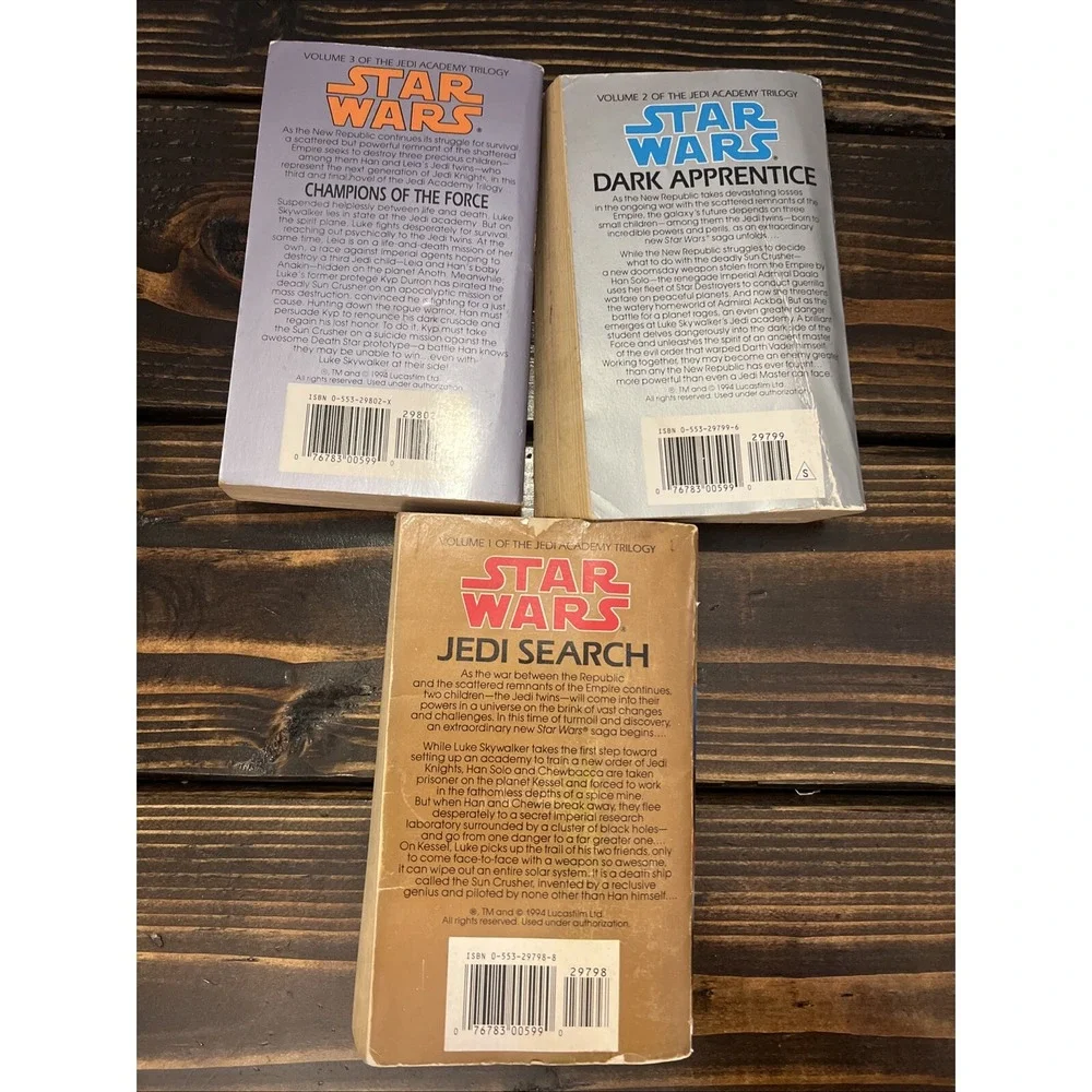 Star Wars The Jedi Academy Trilogy Volume 1-3 by Kevin J. Anderson -‎  Paperback
